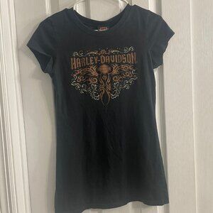 HD | Harley Davidson Motorcycles Womens Black Slim Shirt Cincinnati OH